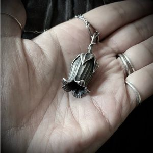 Bloodmilk Belladonna Bell Necklace